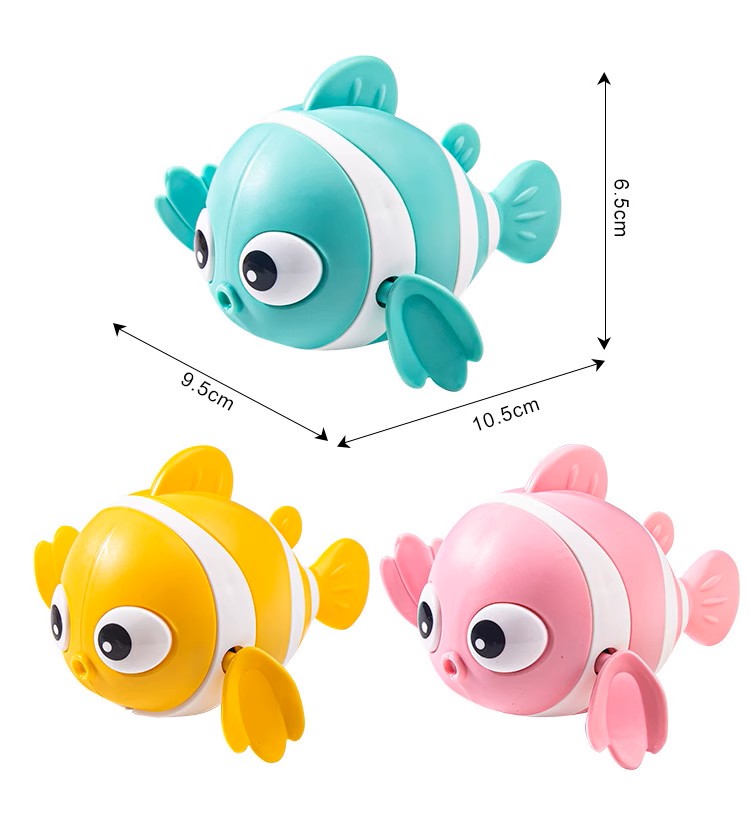 3pcs - Kids Swimming Clown Fish Toy