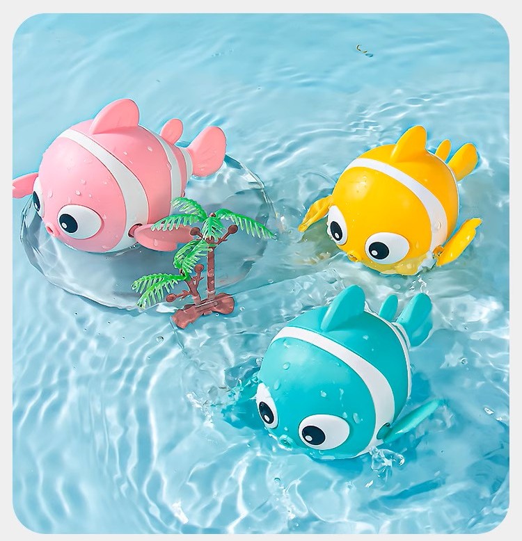 2pcs - Kids Swimming Clown Fish Toy