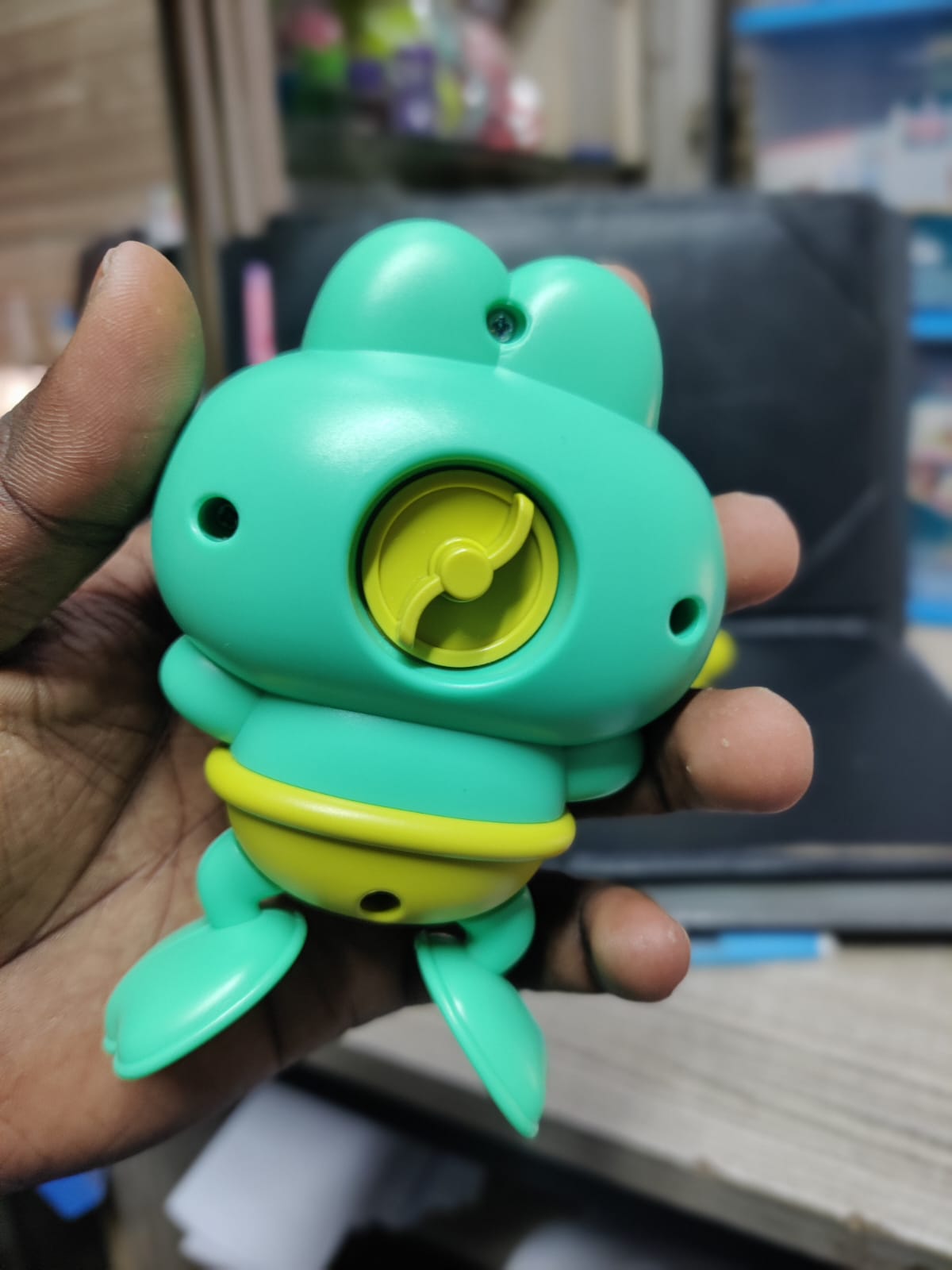 3pcs - Cartoon Frog Baby Bath Toy