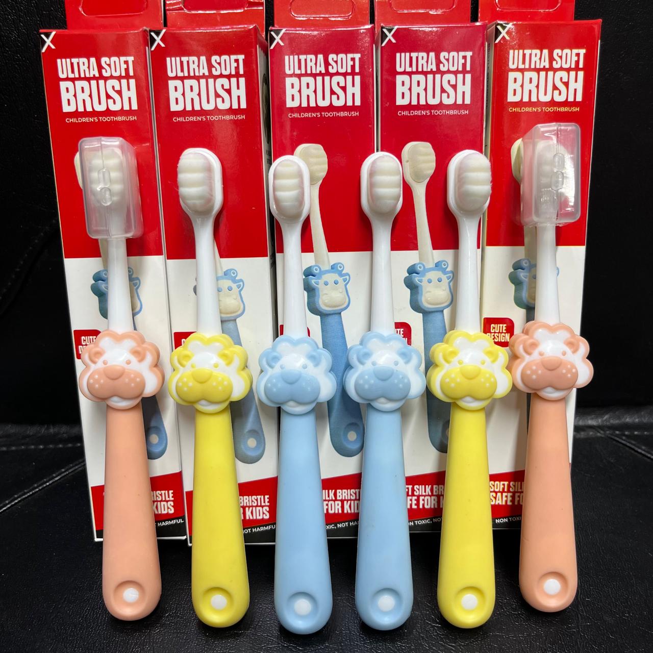 2pcs - Children’s ultra soft toothbrush, pack for early age, 2-12 years